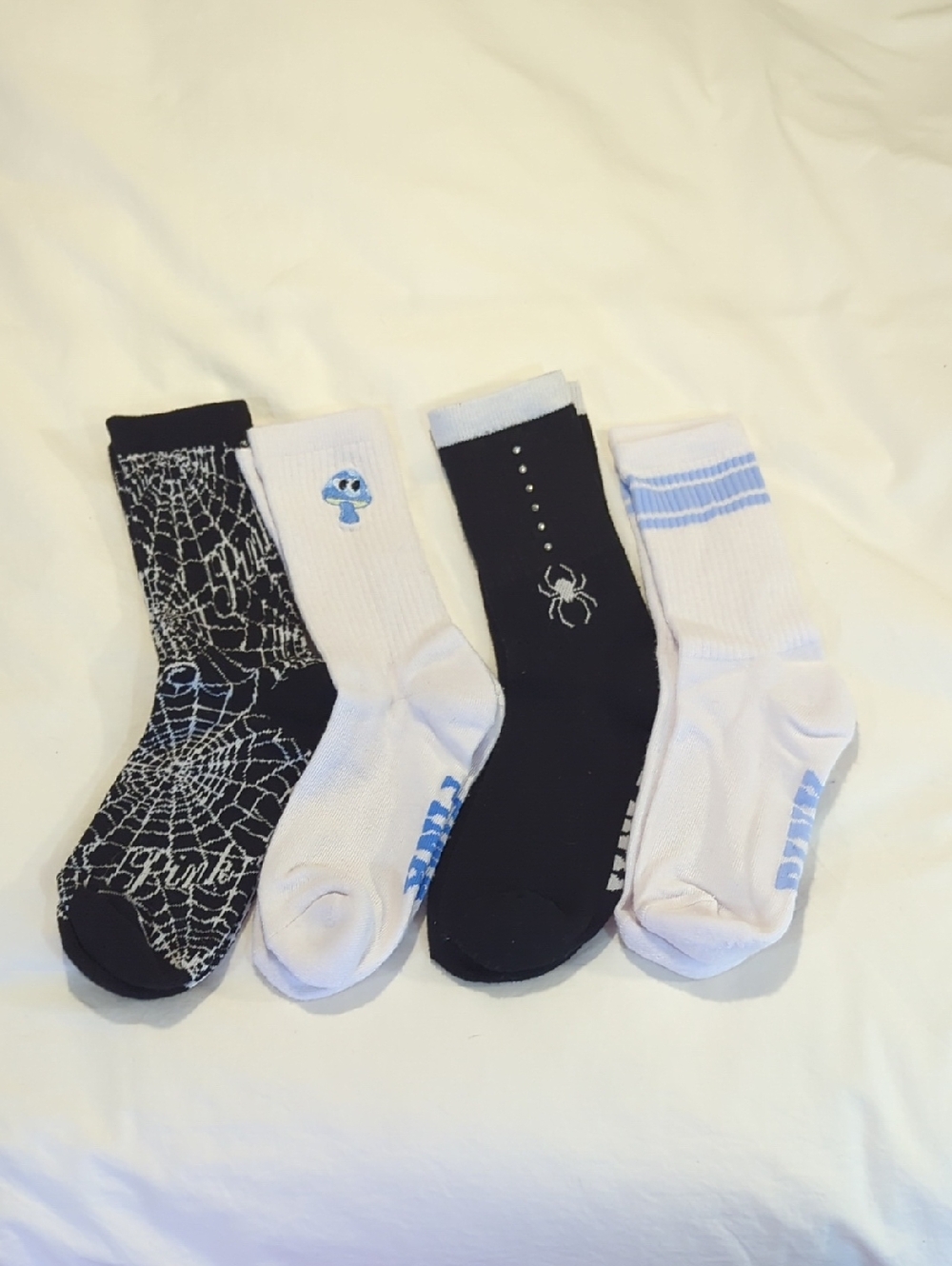 NWOT PINK Crew Socks